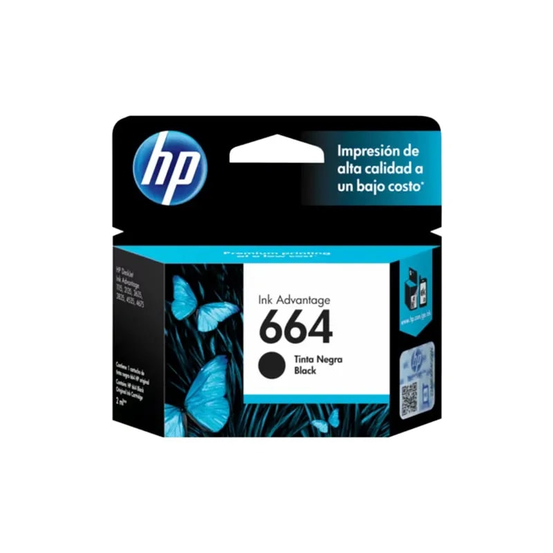 Tinta HP 664 Negro ADV2135 120 PAG F6V29AL