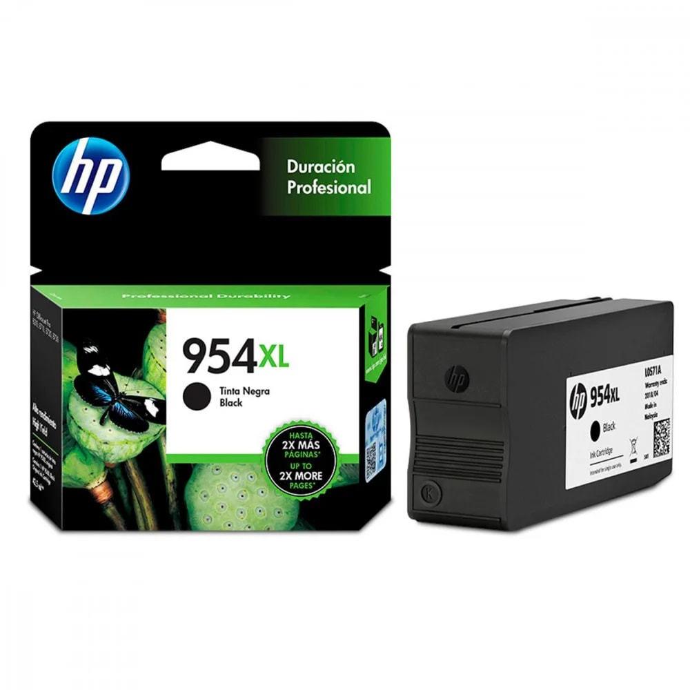 Tinta HP 954XL Negro 7740 / 8210 / 8710 2000 PAG L0S71AL