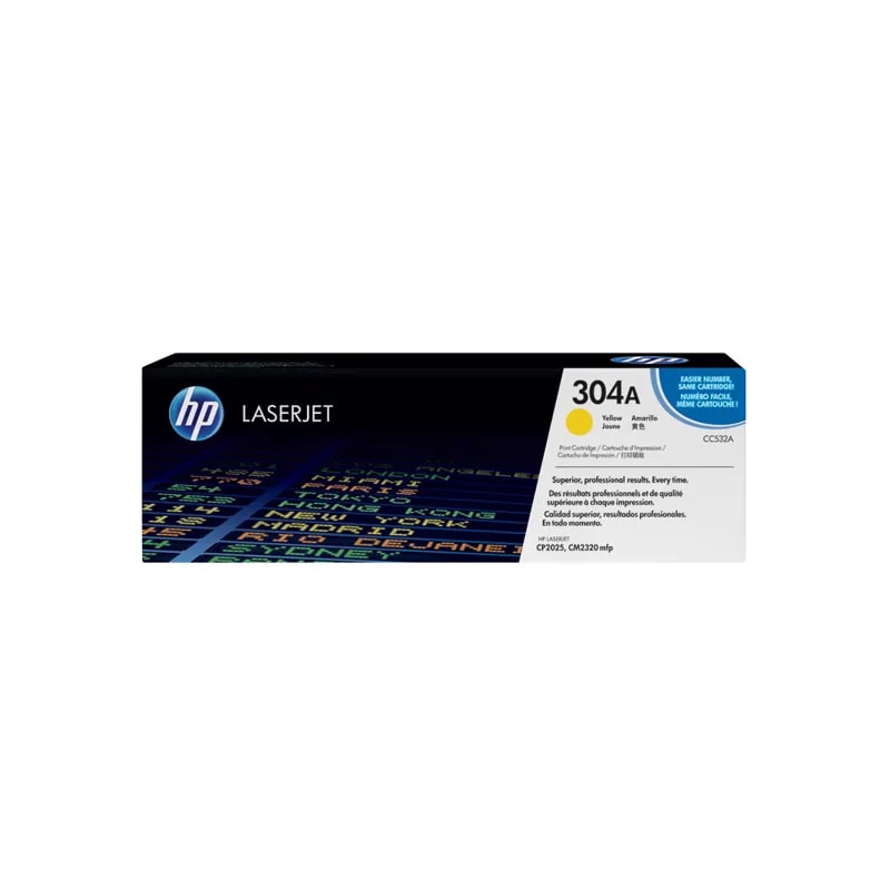 Toner HP 304A Amarillo Laserjet 2025 / 2320 2800 PAG CC532A