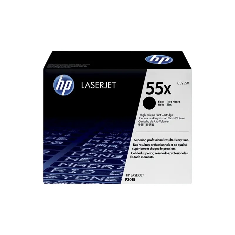 Toner HP 55X Negro Laserjet P3015 12500 PAG CE255X