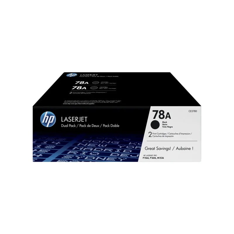 Toner HP 78AD Dual Negro Laserjet P1606 2100X2 PAG CE278AD