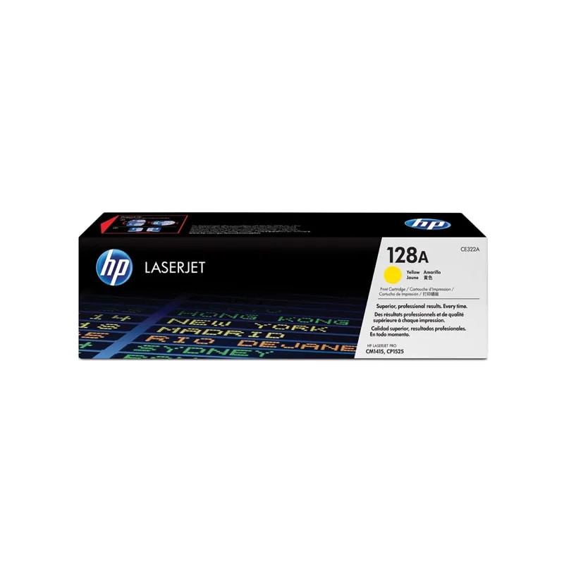 Toner HP 128A Amarillo Laserjet CP1525 / CM1415 1300 PAG CE322A