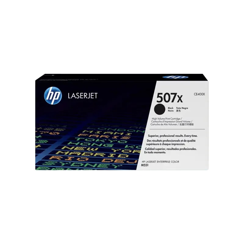 Toner HP 507X Negro M551 / M575 11000 PAG CE400X