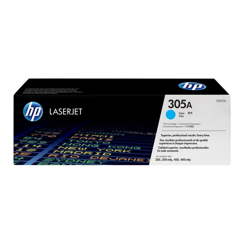 Toner HP 305A Cyan Laserjet M471 / 375 / 475 2600 PAG CE411A