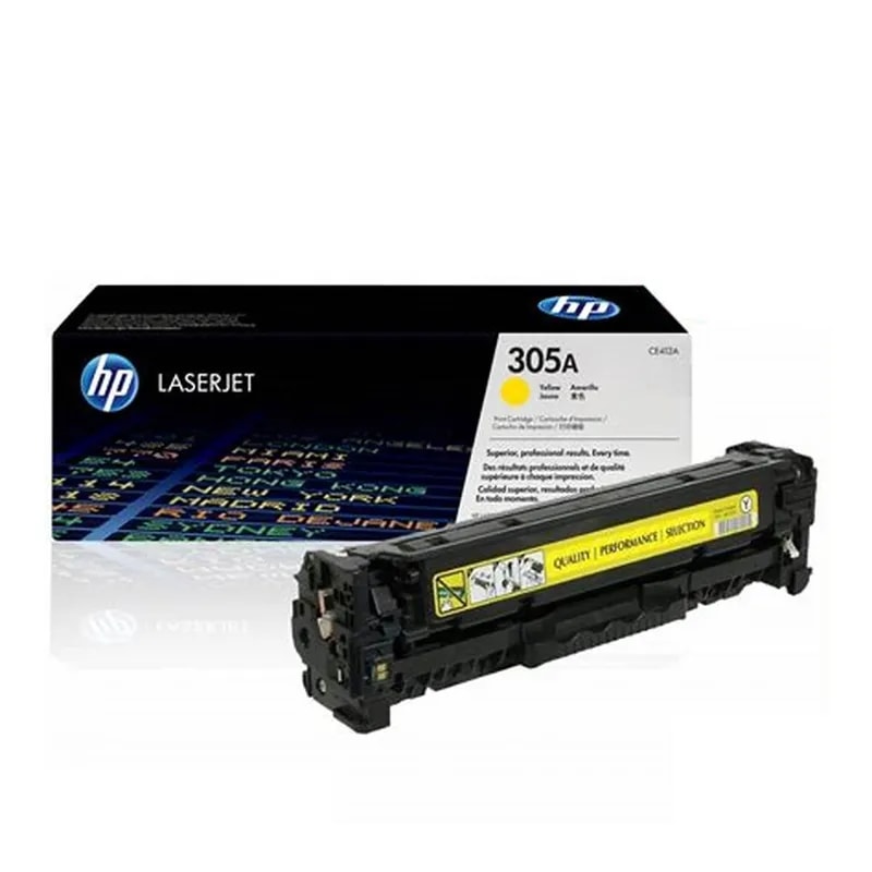 Toner HP 305A Amarillo Laserjet M471 / 375 / 475 2600 PAG CE412A