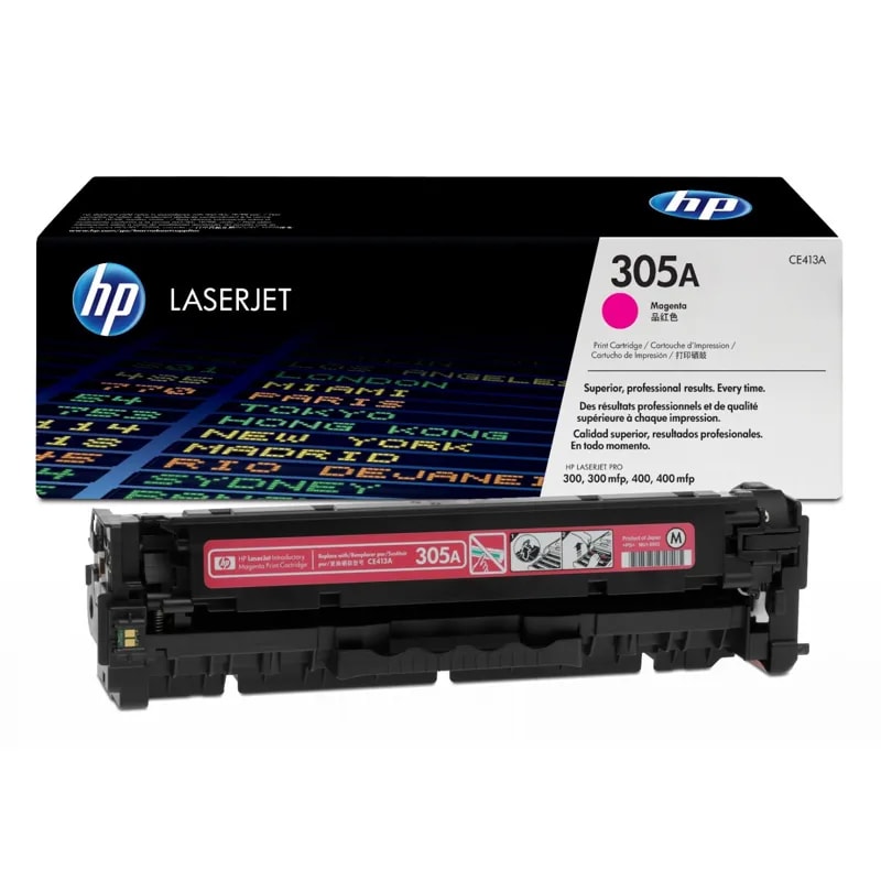 Toner HP 305A Magenta Laserjet M471 / 375 / 475 2600 PAG CE413A