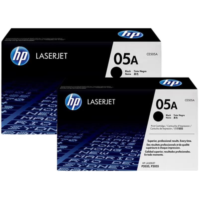 Toner HP 05AD Dual Negro Laserjet 2035 / 2055DNX 2300X2 PAG CE505D