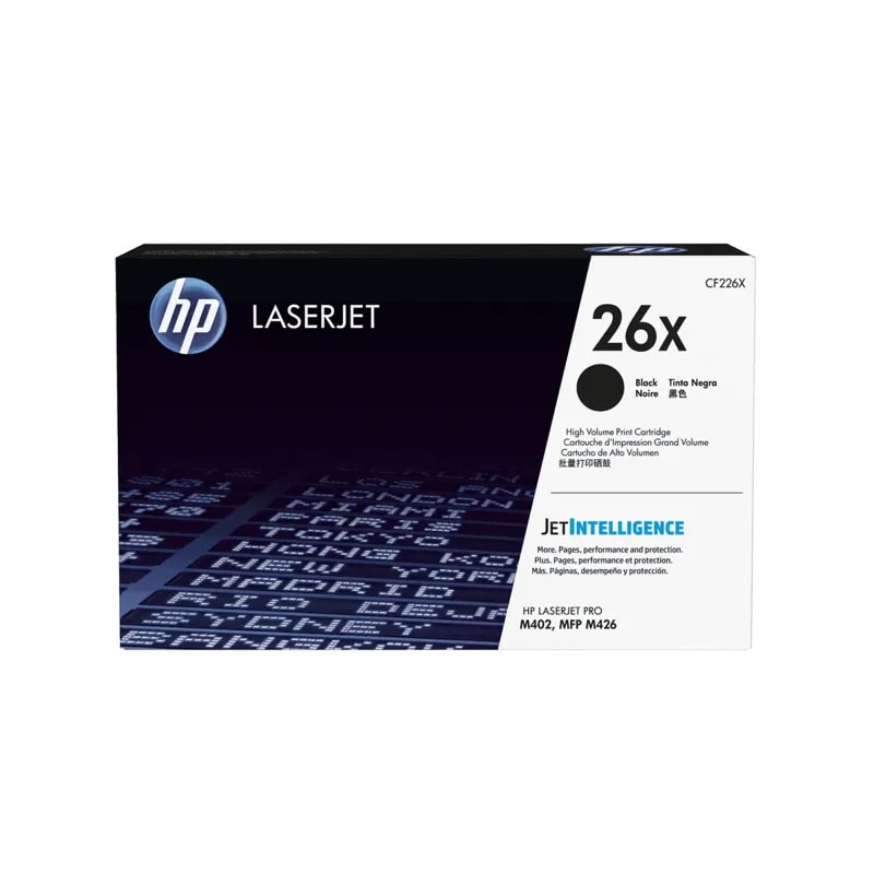 Toner HP 26X Negro Laserjet 402 / 426 9000 PAG CF226X