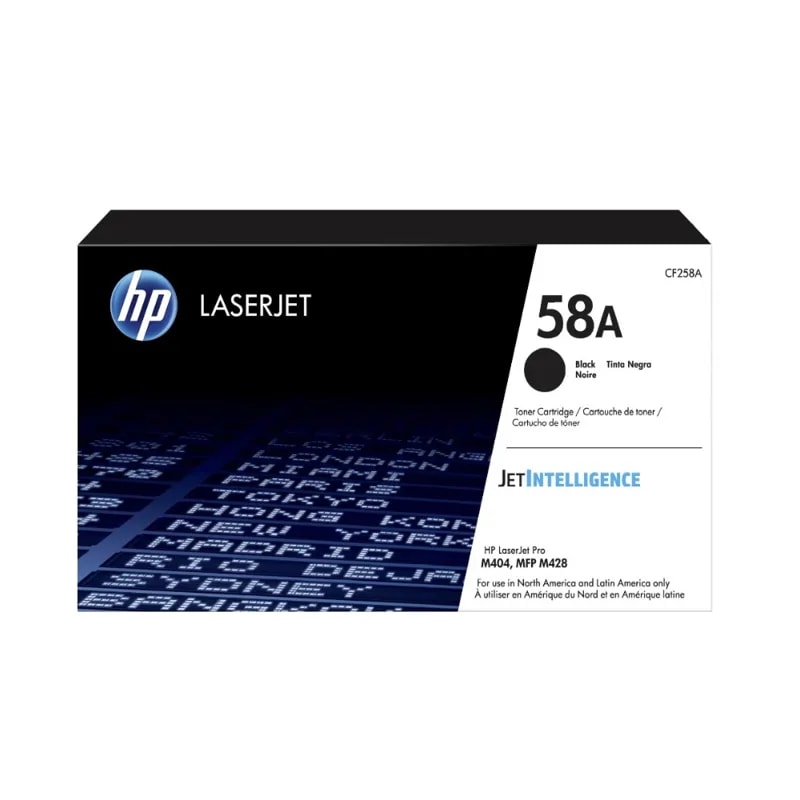 Toner HP 58A Negro Laserjet M404 / 428 3000 Pags CF258A