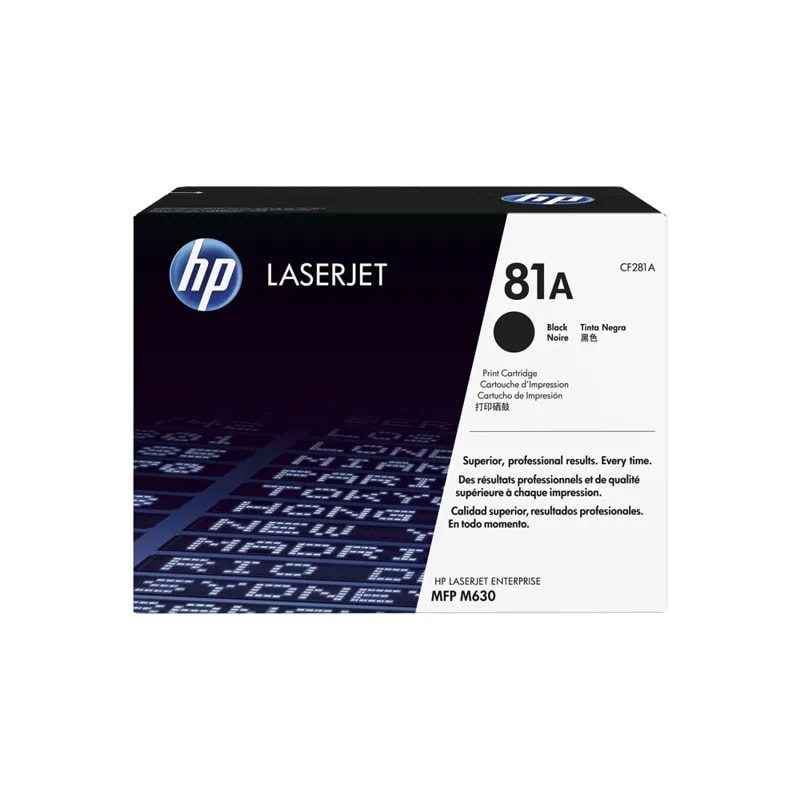 Toner HP 81A Negro Laserjet MFP630 10500 PAG CF281A