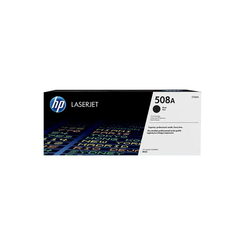 Toner HP 508A Negro Laserjet M553 / 577 6000 PAG CF360A
