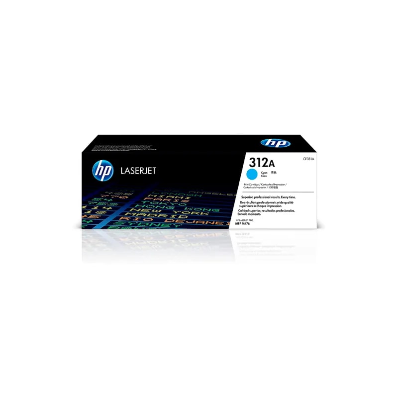 Toner HP 312A Cyan Laserjet M476N / D / W 2700 PAG CF381A