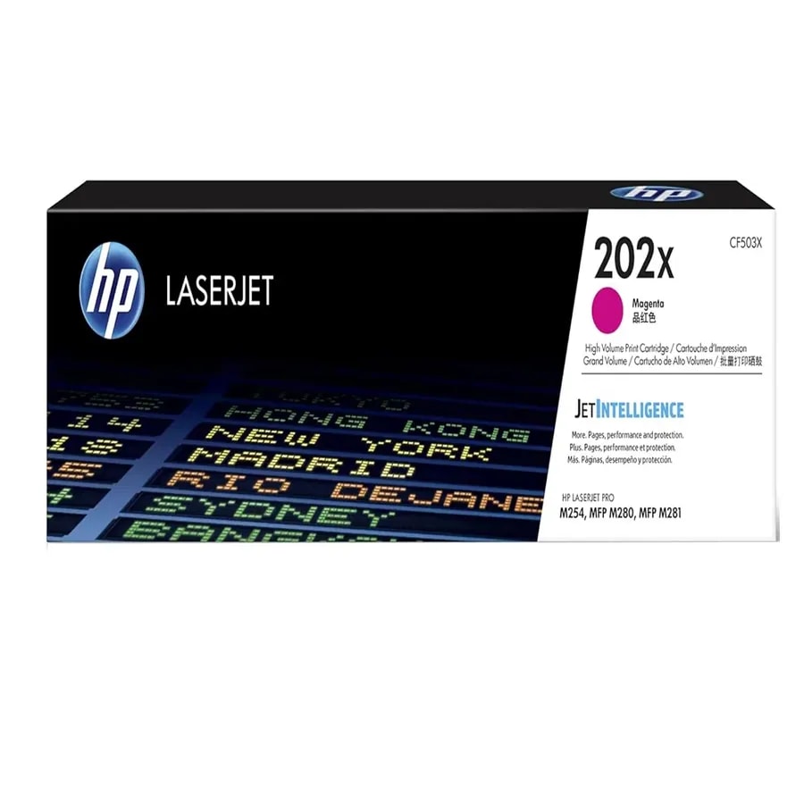 Toner HP 202X Magenta Laserjet M254DW / M281FDW 2500 PAG CF503X