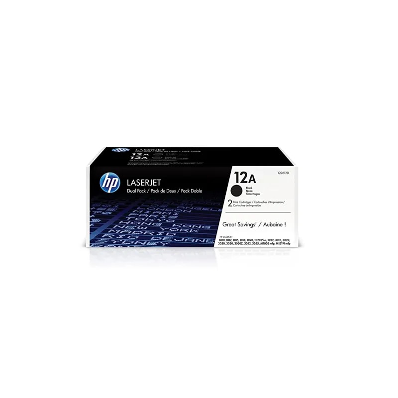 Toner HP 12A Negro Laserjet 1012 / 1020 / 3015 / 3050 / 1319 2000 PAG Q2612A
