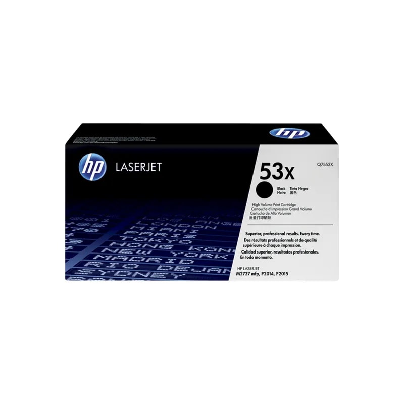 Toner HP 53X Negro Laserjet P2015 / 2727 7000 PAG Q7553X