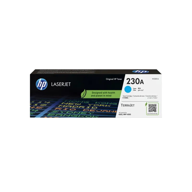 Toner HP 230A Cyan Laserjet 4203 / 4303 2000 PAG W2301A