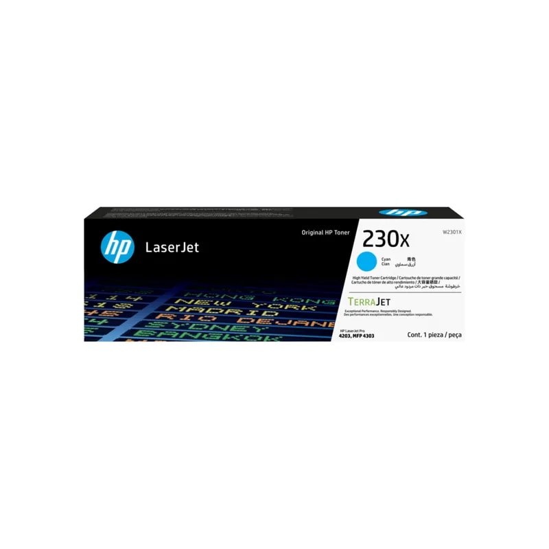 HP Toner HP 230X Cyan Laserjet 4203 / 4303 5500 PAG W2301X