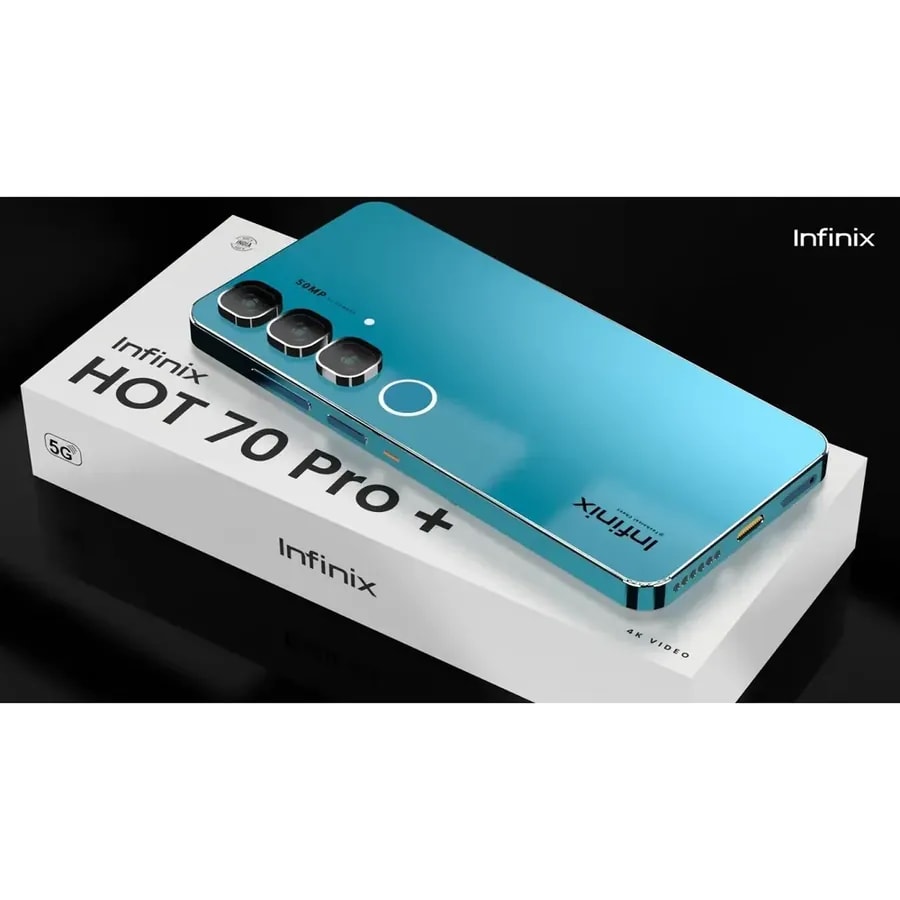 Celular Infinix HOT 70 PRO 5G 8GB RAM 256GB alm. 6.76 pulg 50MP Trasera 8MP Frontal Night Pulse