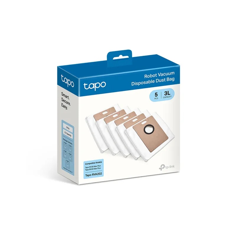 Accesorio TP-Link Tapo RVA202 Bolsa De Polvo Desechable Para RV30 MAX Plus Y RV20 MAX Plus