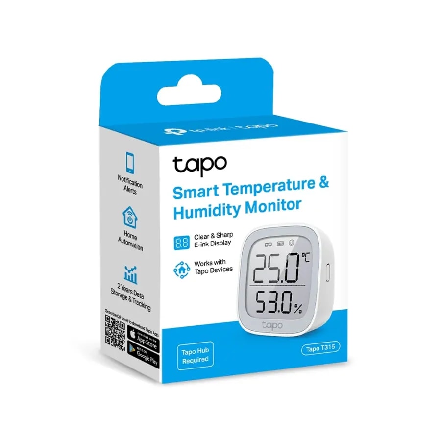 Sensor De Temperatura Tp-link Tapo T315 / Inteligente / Humedad / Medicion Tiempo Real