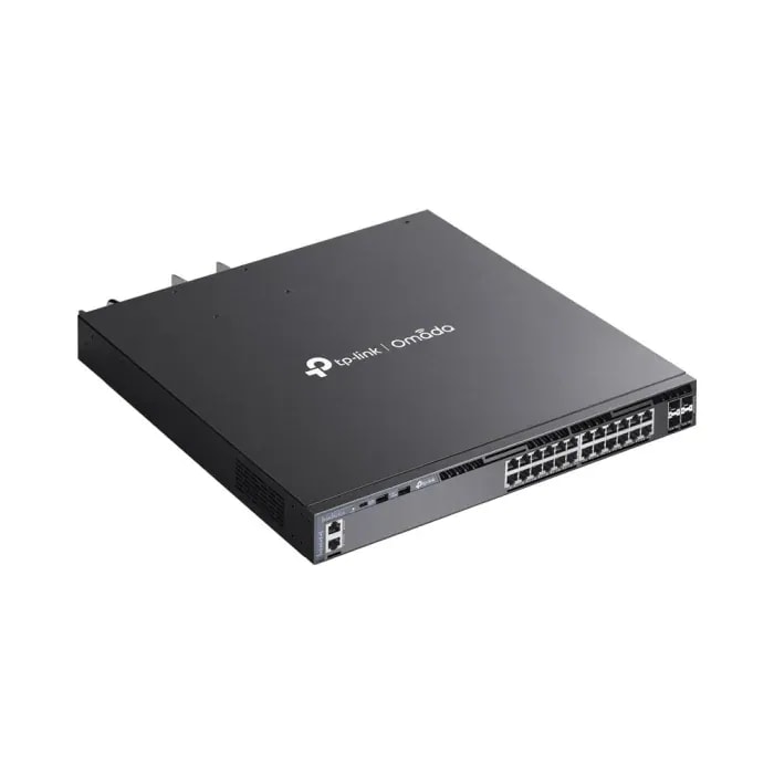 Switches TP-Link SG6428XHP Administrable / 24 Puertos Gigabit RJ45 POE / Capa 3 / 4 Ranuras 10G /