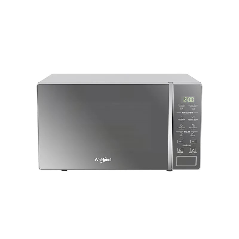 Microondas Whirlpool WM1807D 20 Litros Control Digital 5 Niveles 700W Silver