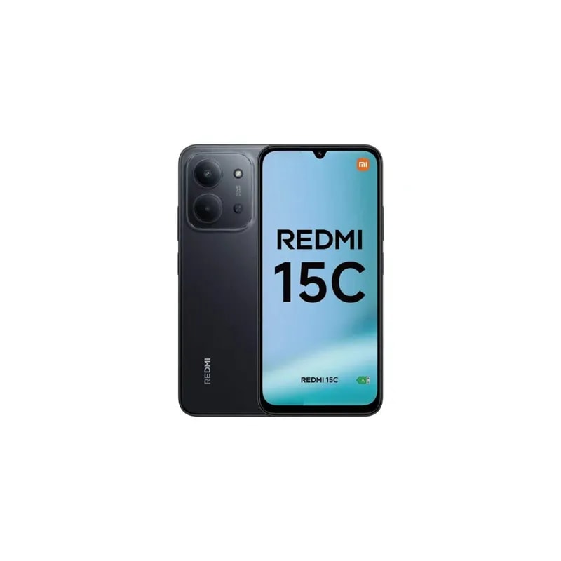 Celular Xiaomi Redmi 15C 8GB RAM / 256GB alm. / 6.9 pulg / 50MP Trasera / 8MP Frontal / Negro Ocaso