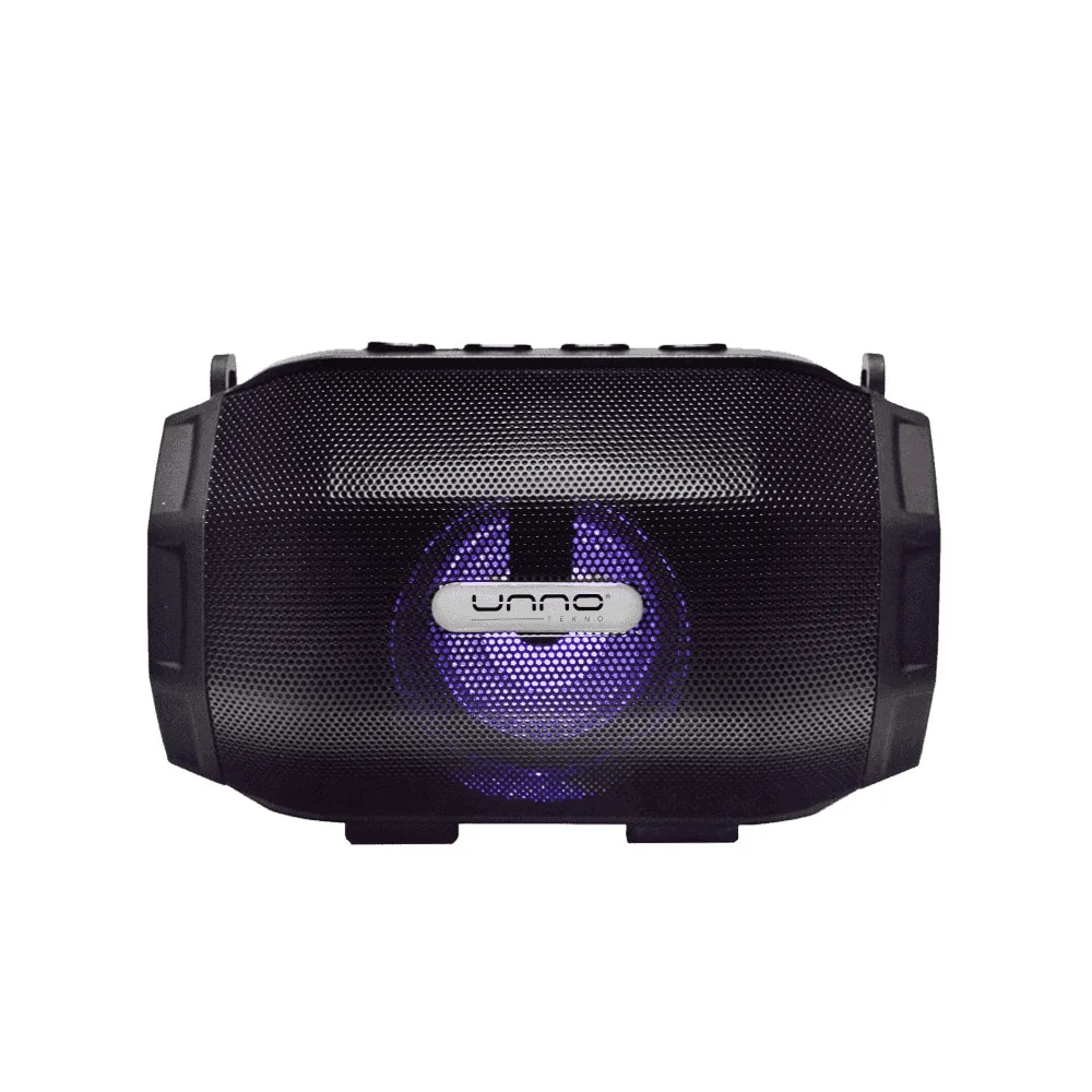 Parlante Unno Tekno SP9209BK Pulse TWS bluetooth 5 watts radio FM-USB-micro SD negro