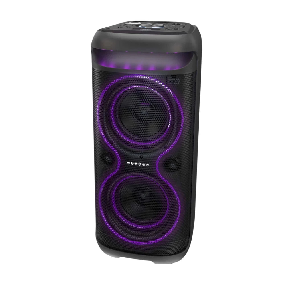Parlante Unno Tekno para fiestas Soundblast SP9433BK 60 watts TWS radio FM bluetooth USB lector de