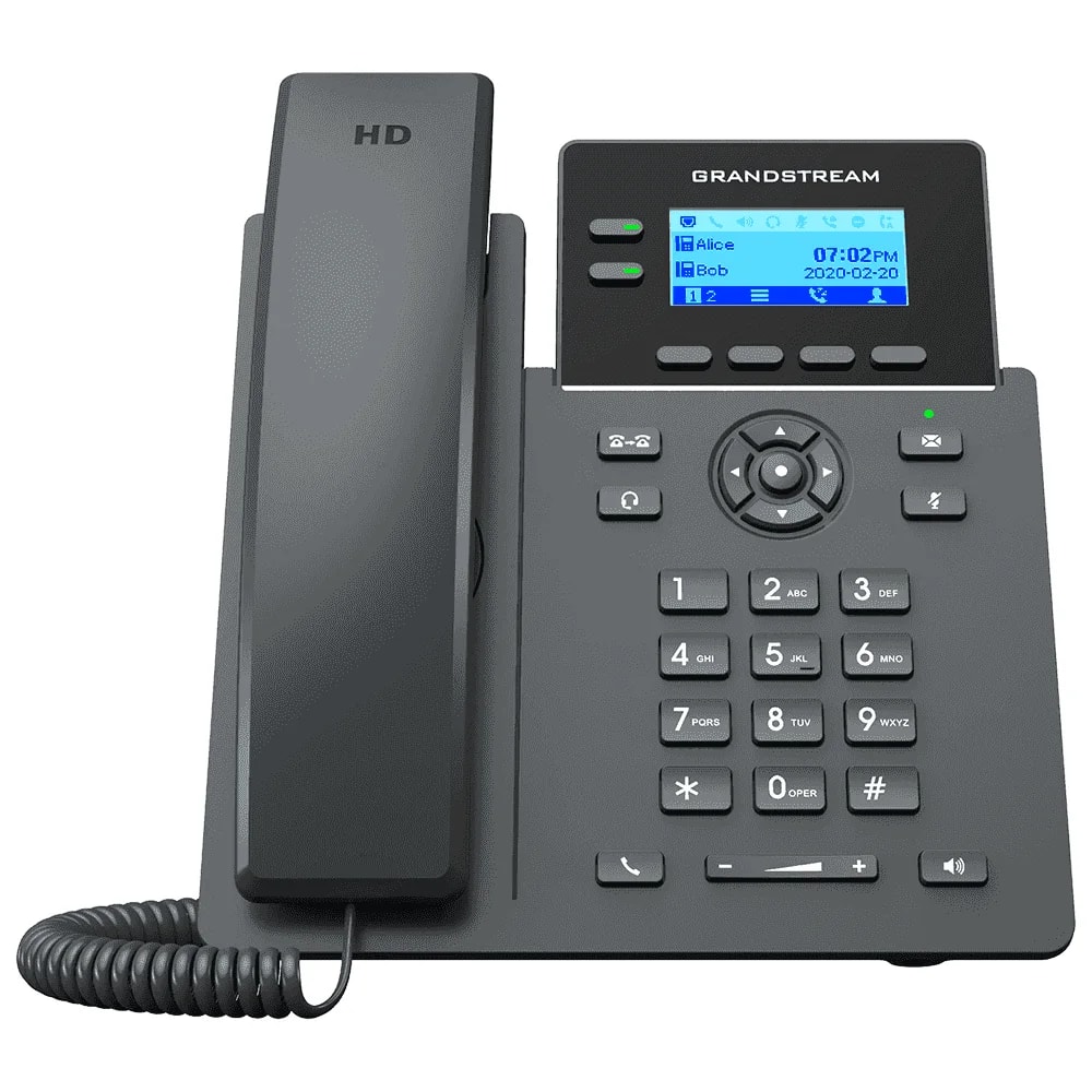Telefono IP Grandstream GRP2602P 2 lineas POE 10/100