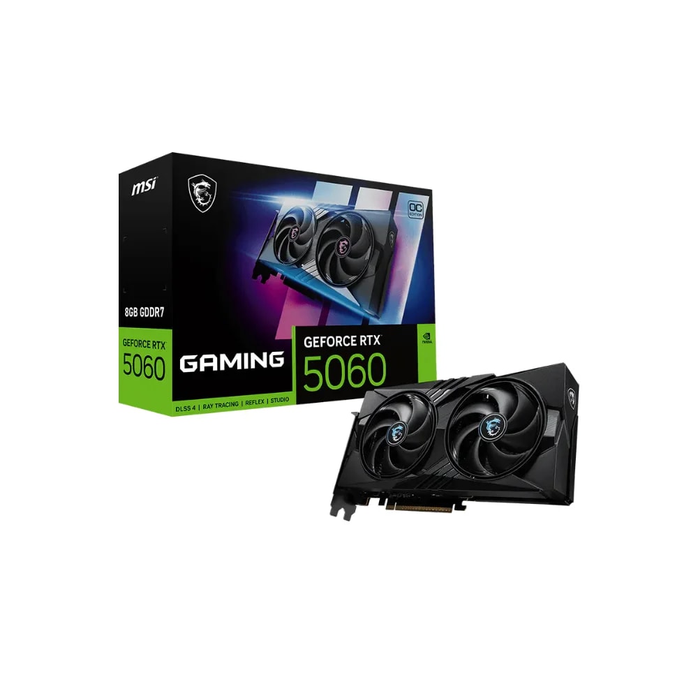 Tarjeta de video MSI GeForce RTX 5060 8G GAMING OC 1 HDMI 3 Display Port