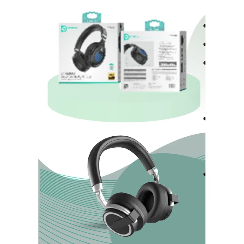 Audífonos de diadema Bluetooth Sikenai G200 con cable 3.5 mm