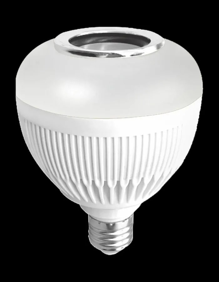 Foco LED con Parlante Bluetooth y Control Remoto E27