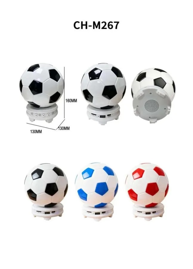 Parlante Bluetooth Diseño Balón de Fútbol con Base