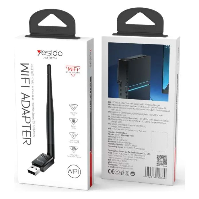 Adaptador WiFi USB Yesido WP11