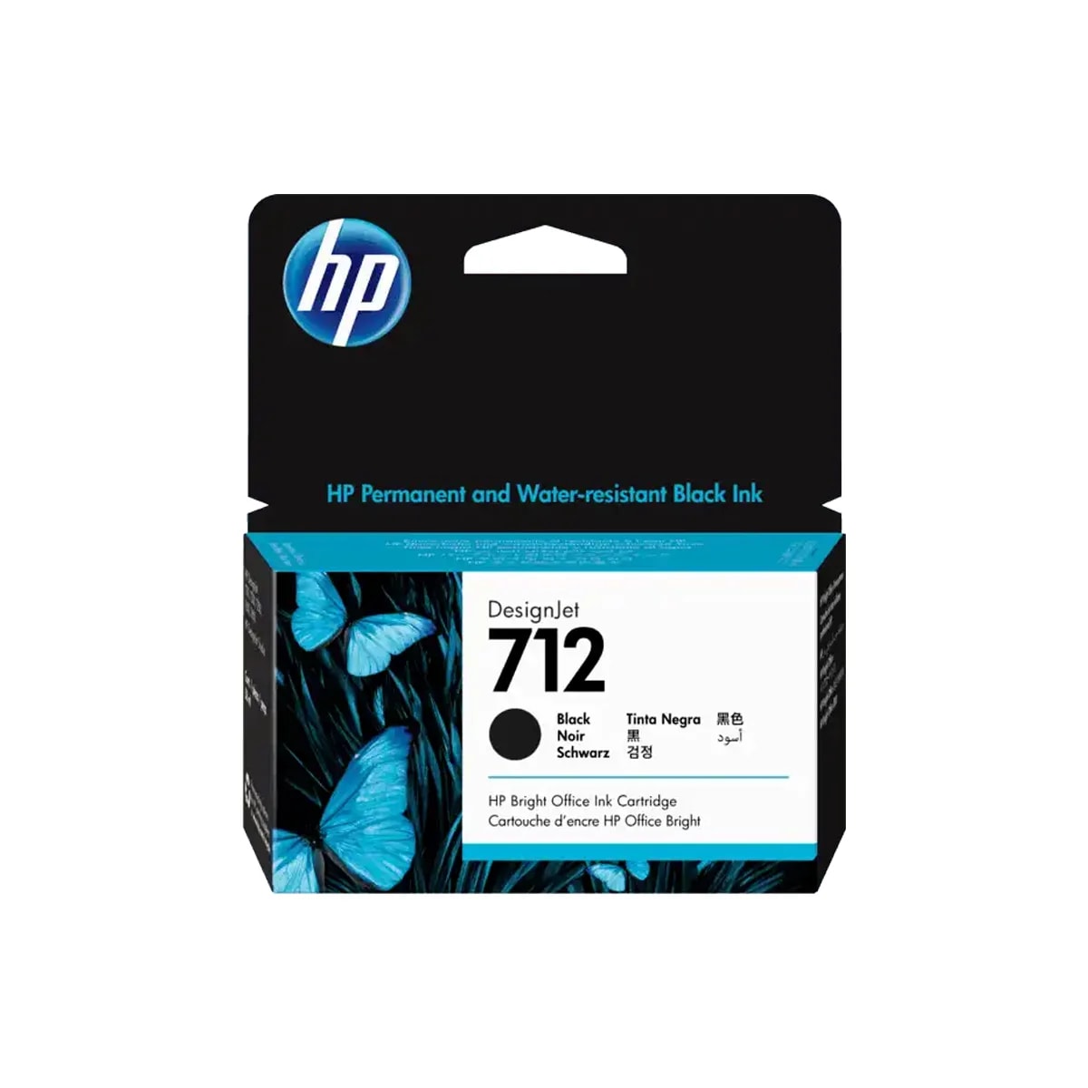 Tinta HP 712 Negro DJ T210 / T230 / T250 / T630 / T650 80 ML 3ED71A