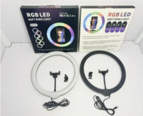 Aro de Luz LED RGB 14 Pulgadas con Soporte para Celular