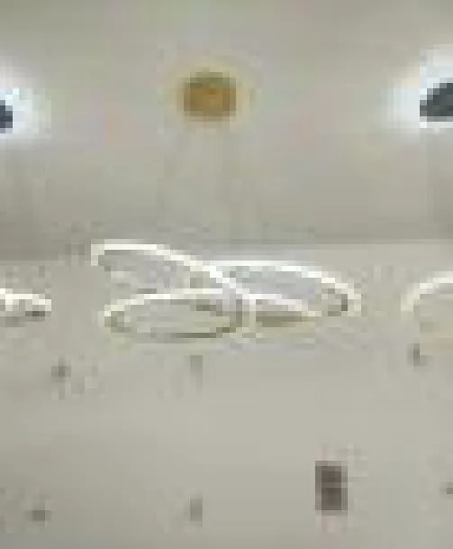 Lámpara Colgante LED Moderna de 3 Anillos