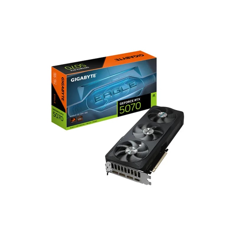 Tarjeta De Video Gigabyte RTX 5070 Eagle Black OC Edition 12GB GDDR7 PCIE 5.0