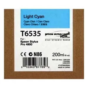 Cartucho Epson T653500 Stylus PRO 4900 Light Cian 200ML