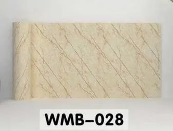 Papel Tapiz Autoadhesivo Efecto Mármol Crema con Vetas Doradas en Rollo