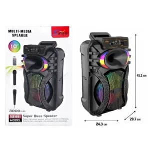 Parlante ZQS10101 10"X1 + Mic