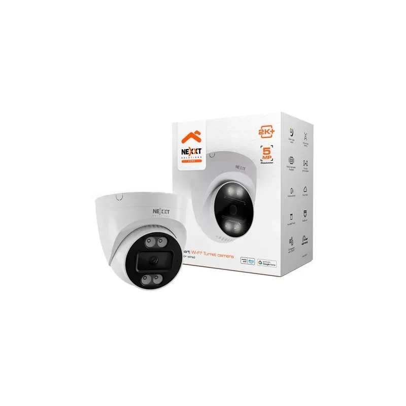 Cámara Smart WIFI Nexxt Interior Turret - 2K- Nocturno- 5MP
