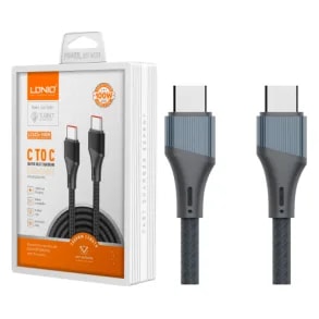 Cable LDNIO LC631C 1M 100W USB-C a USB-C Cordón