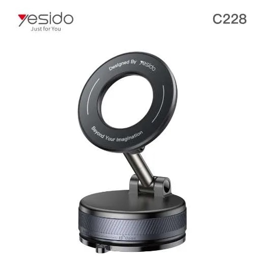 Soporte de celular con ventosa de vacío giratorio 360° Yesido C228