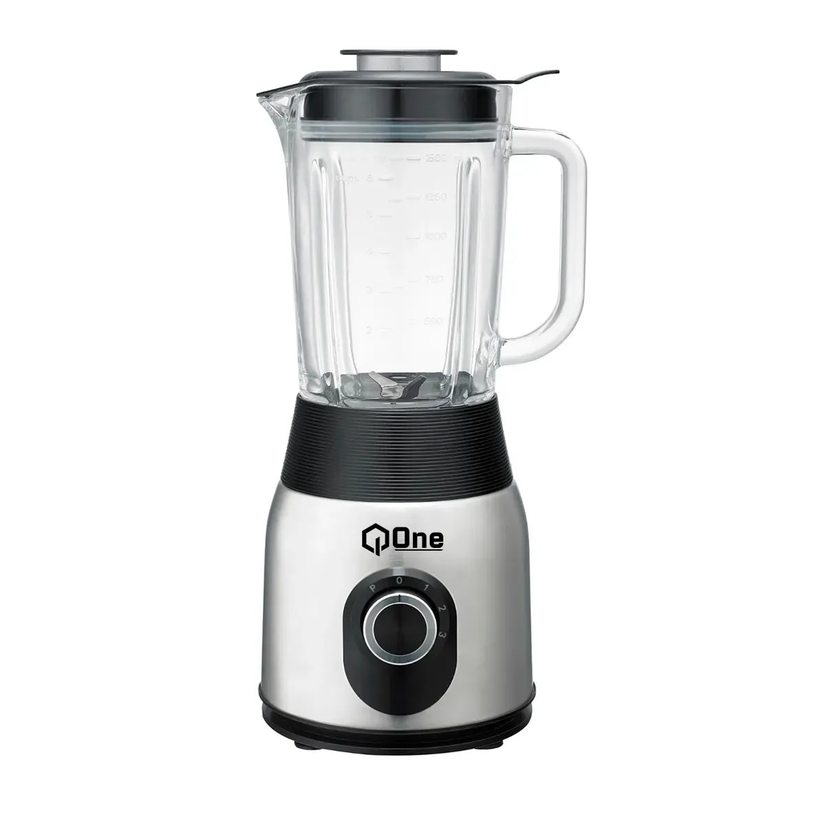 Licuadora Q-One 4 Veloc. Silver - Black