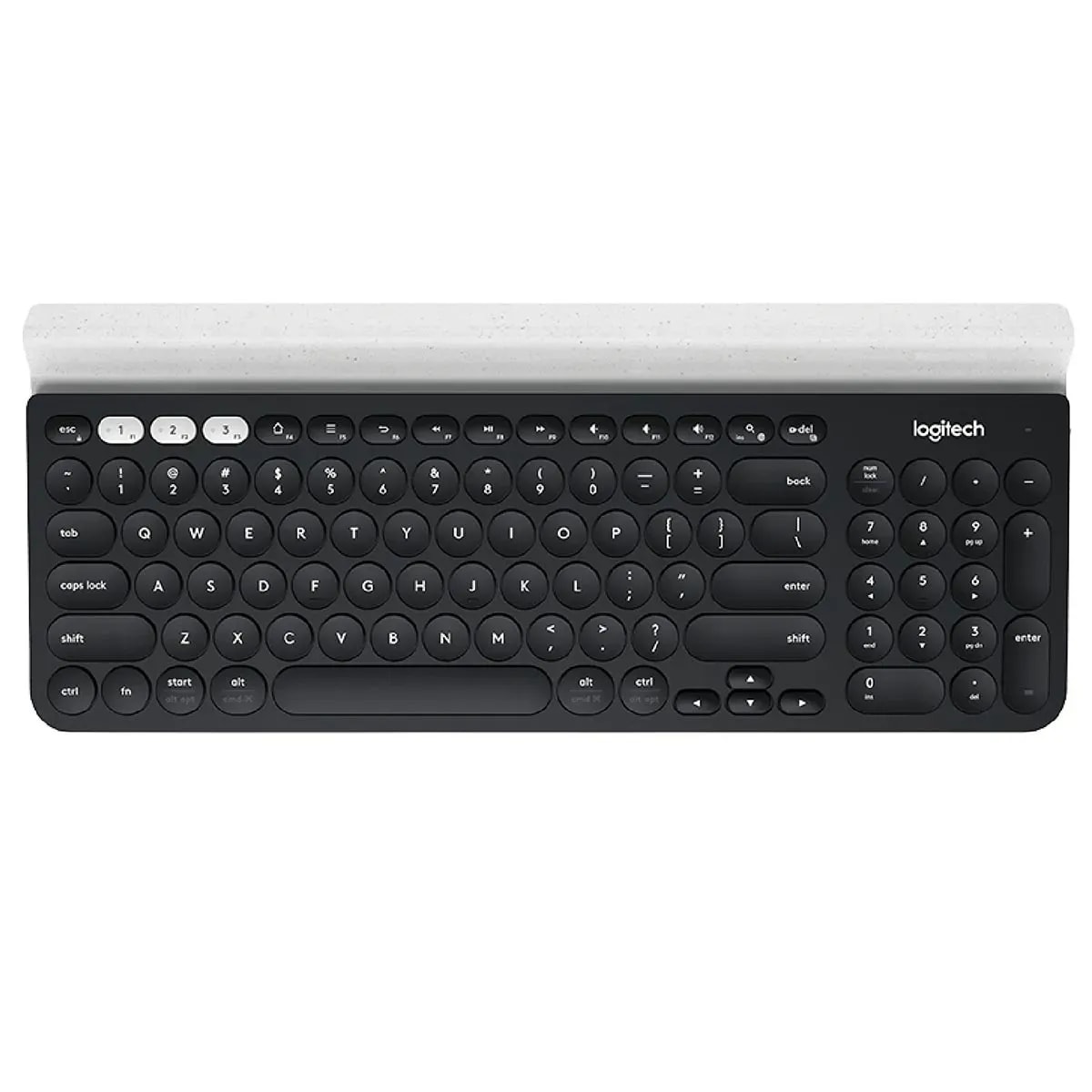 Teclado Logitech K780 Negro Multidispositivos Bluetooth Wireless USB Unifying Multiplataformas