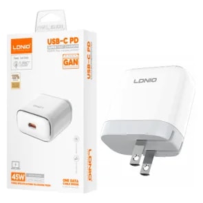Cargador LDNIO Q1415 GaN 45W 1P USB-C a USB-C
