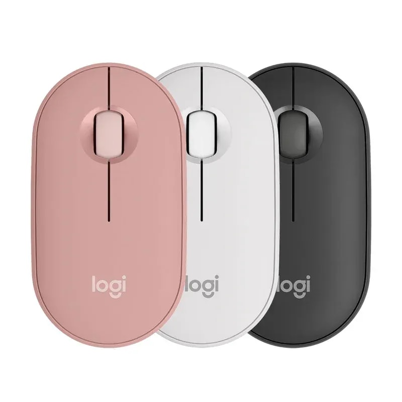 Mouse Logitech Pebble Mouse 2 M350S / Bluetooth / 3 Botones / Silent Touch / Max. 3 Dispotvs /