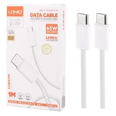 Cable LDNIO LC901 1M 65W USB-C a USB-C C-C15 - Cordón